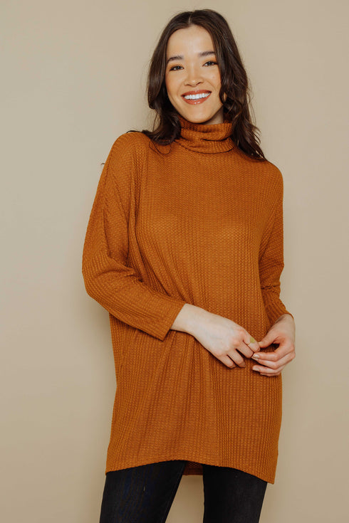 Hailey-Waffle Tunic